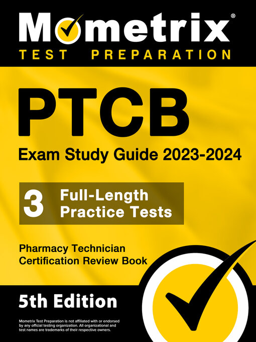 Cover image for PTCB Exam Study Guide 2023-2024